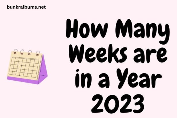 How Many Weeks in a Year