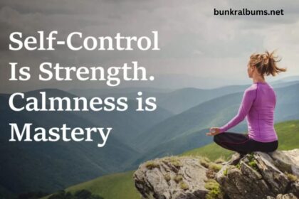 Self-Control Is Strength. Calmness Is Mastery. You - Tymoff