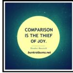 Comparison Is the Thief of Joy