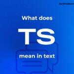 What Does Ts Mean in Text