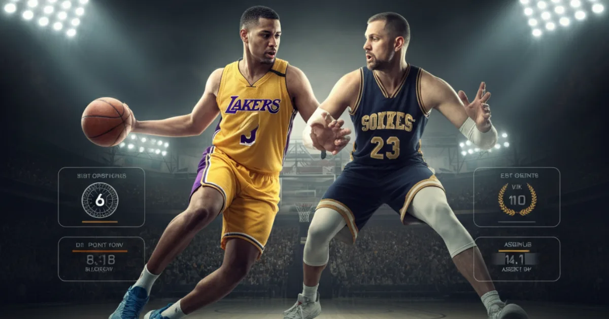 lakers vs denver nuggets match player stats
